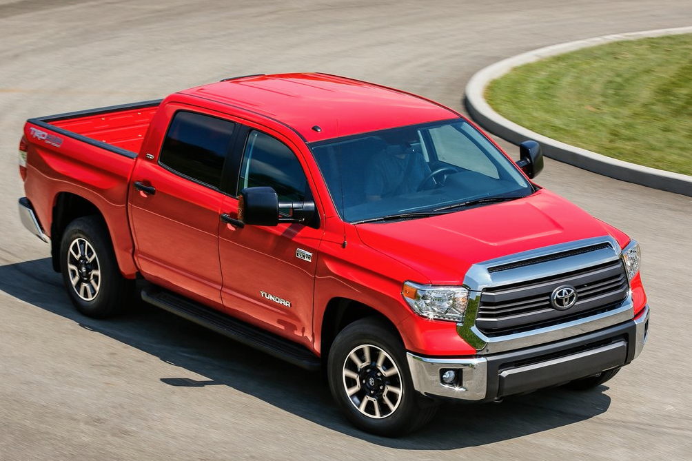 2014 Toyota Tundra red crew cab