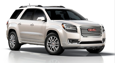 2013 GMc Acadia white