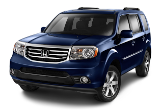 2013 Honda Pilot blue