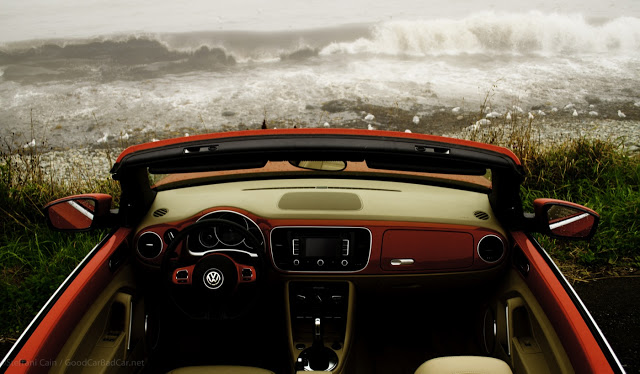 2013 Volkswagen Beetle Convertible interior beach