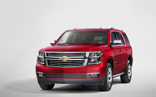 2015 Chevrolet Tahoe red