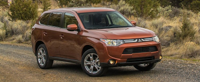 2014 Mitsubishi Outlander orange