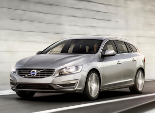 2014 Volvo V60 silver