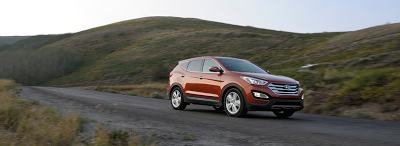 2013 Hyundai Santa Fe Orange