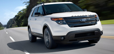 2013 Ford Explorer Sport white