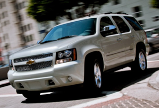 2013 Chevrolet Tahoe beige city driving