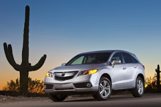 2013 Acura RDX cactus in the desert