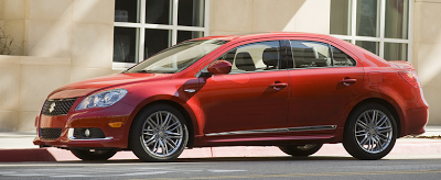 2011 Suzuki Kizashi Sport red