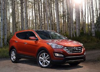 2013 Hyundai Santa Fe Sport orange