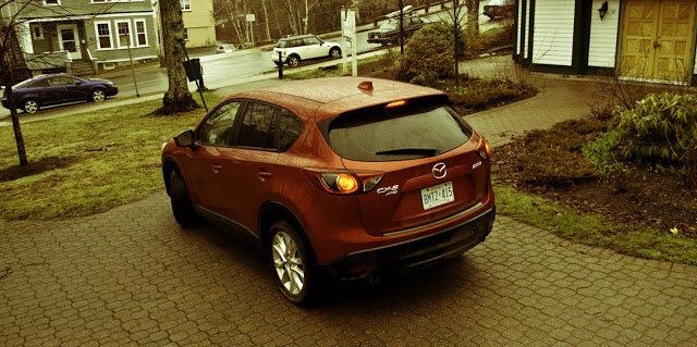 2014 Mazda CX5 GT rear three quarter angle