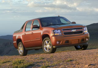 2007 Chevrolet Avalanche LTZ orange