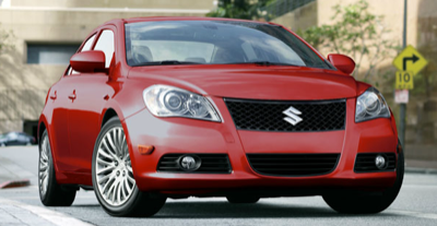 2013 Suzuki Kizashi Blaze Red