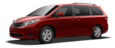 2013 Toyota Sienna LE Salsa Red Pearl