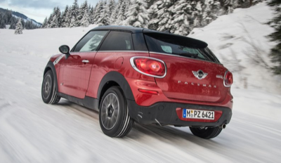 2014 Mini Paceman All4 Red rear view
