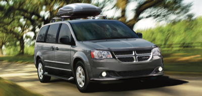 2013 Dodge Grand Caravan grey roof carrier