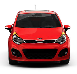 2013 Kia Rio 5-Door signal red