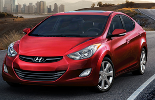 2013 Hyundai Elantra sedan red