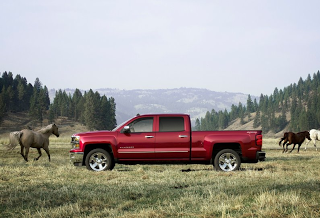 2014 Chevrolet Silverado Crew Cab red