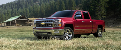 2014 Chevrolet Silverado crew cab red