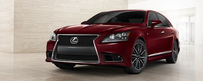 2013 Lexus LS460 F Sport Matador Red Mica