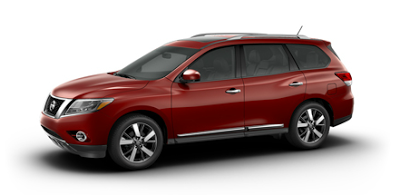 2013 Nissan Pathfinder Platinum Cayenne Red