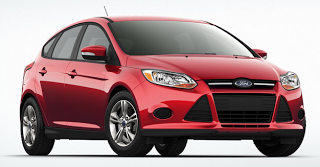 2013 Ford Focus 5-Door red