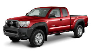 2013 Toyota Tacoma 4x4 Access Cab V6 red