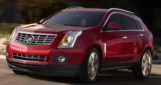 2013 Cadillac SRX red