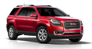 Red 2013 GMC Acadia