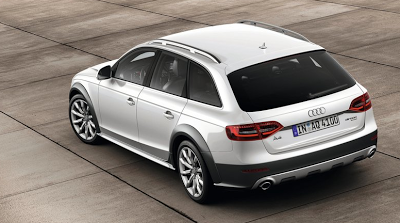 2013 Audi A4 Allroad quattro white rear view