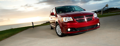 2012 Dodge Grand Caravan red