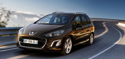 2012 Peugeot 308 SW brown