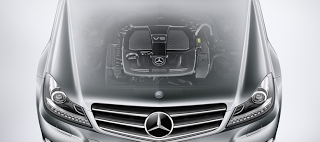 2012 Mercedes-Benz C-Class Hood and grille