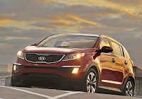 2011 Kia Sportage SX Turbo Red