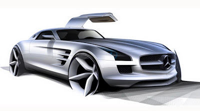 Mercedes-Benz SLS AMG Gullwing Carscoop