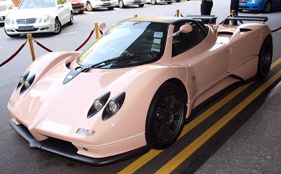 Pink Pagani Zonda S Roadswter