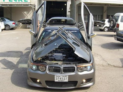 Nissan Maxima Transformed into BMW 7-Series