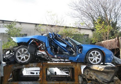 Tesla Roadster Accident Southern France