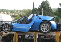 Tesla Roadster Accident Southern France