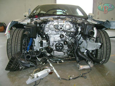 Nissan GT-R 2009 Accident For Sale 