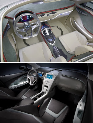 Chevrolet Volt Production Version vs Concept