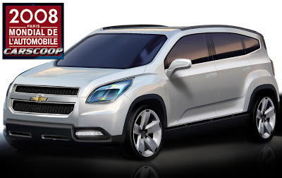 Chevrolet Orlando Minivan Paris Show