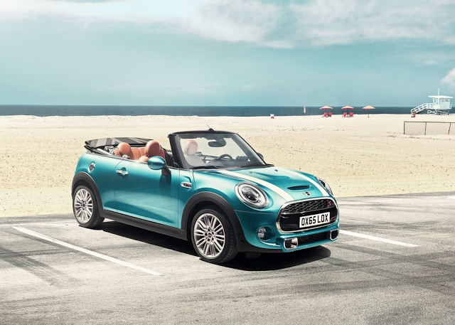 2016 Mini Cooper S Convertible blue