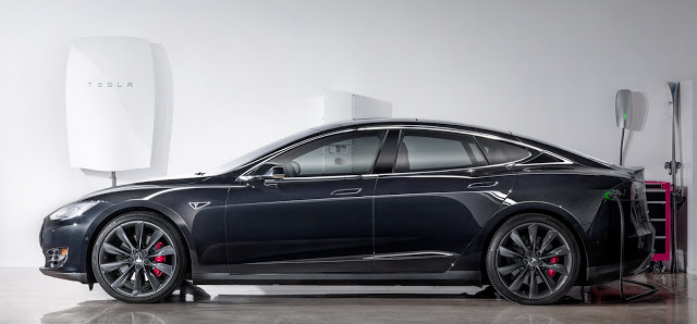 2015 Tesla Model S Powerwall charger