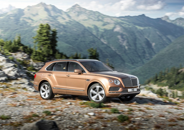 2016 Bentley Bentayga brown