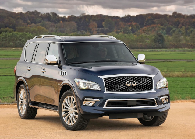 2015 Infiniti QX80 blue grey