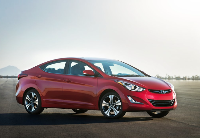 2015 Hyundai Elantra sedan red