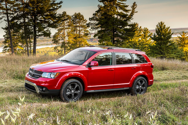 2015 Dodge Journey red off-road