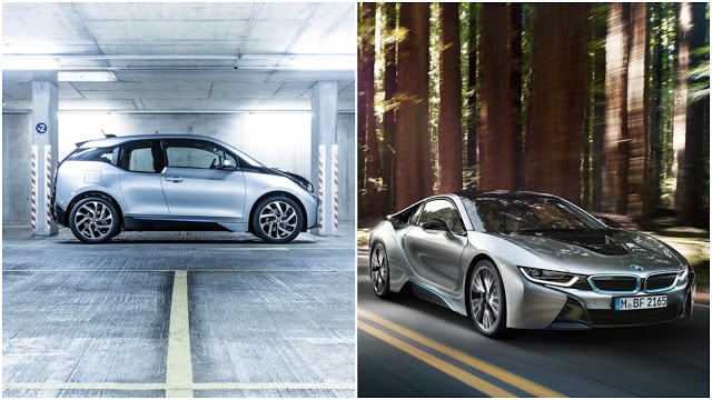 2015 BMW i8 and i3