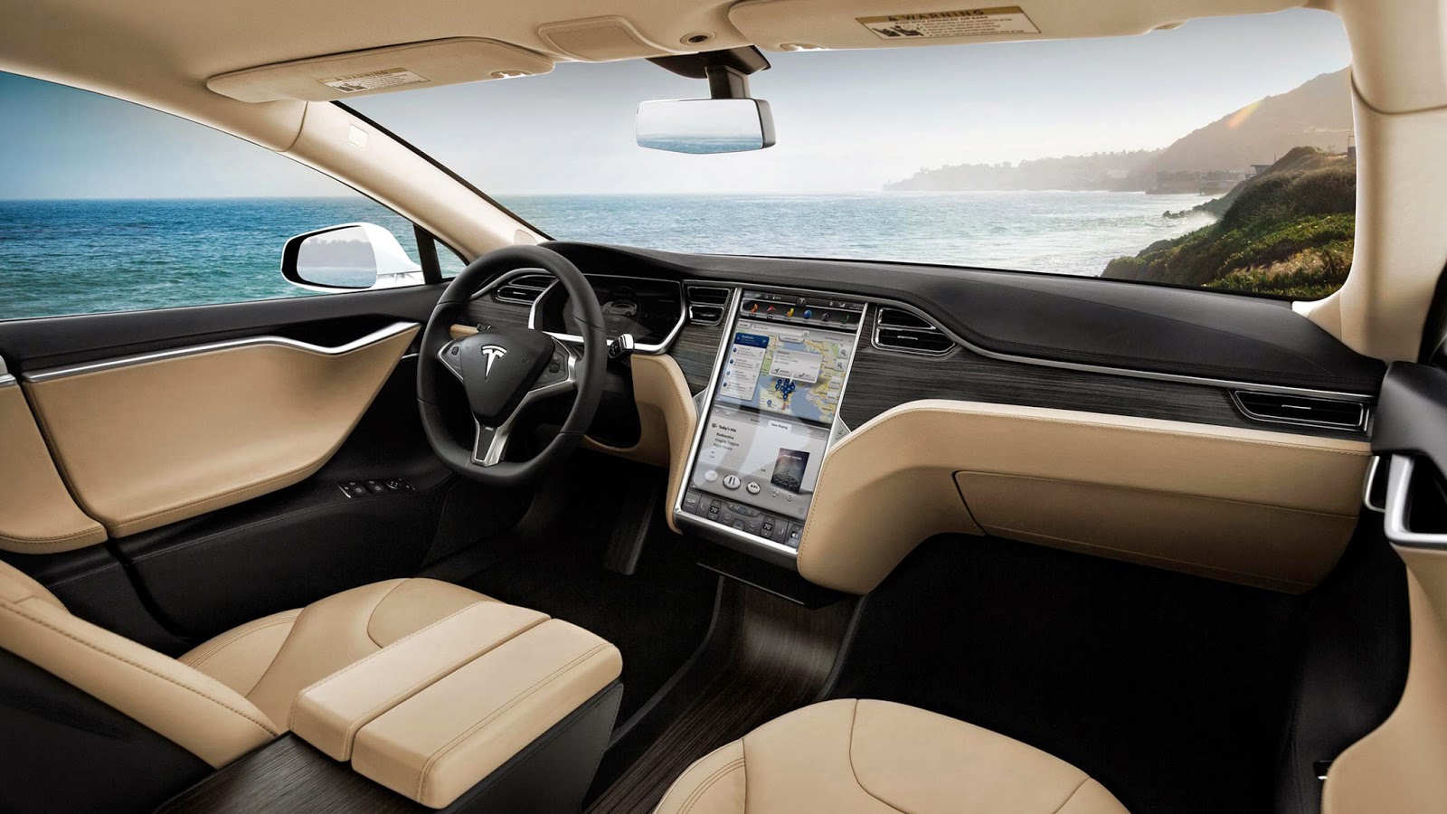 Tesla Model S interior